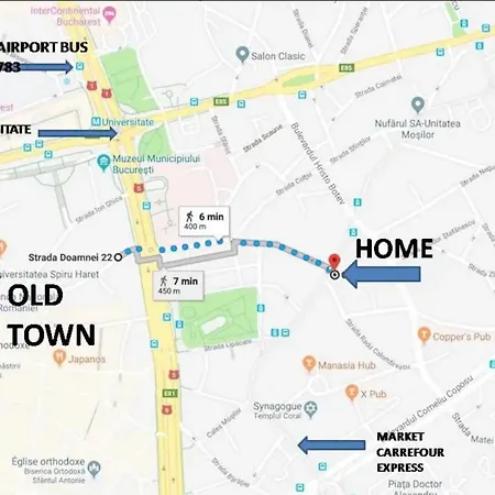 Spacious Deluxe Old Town-free Parking * Bucharest
